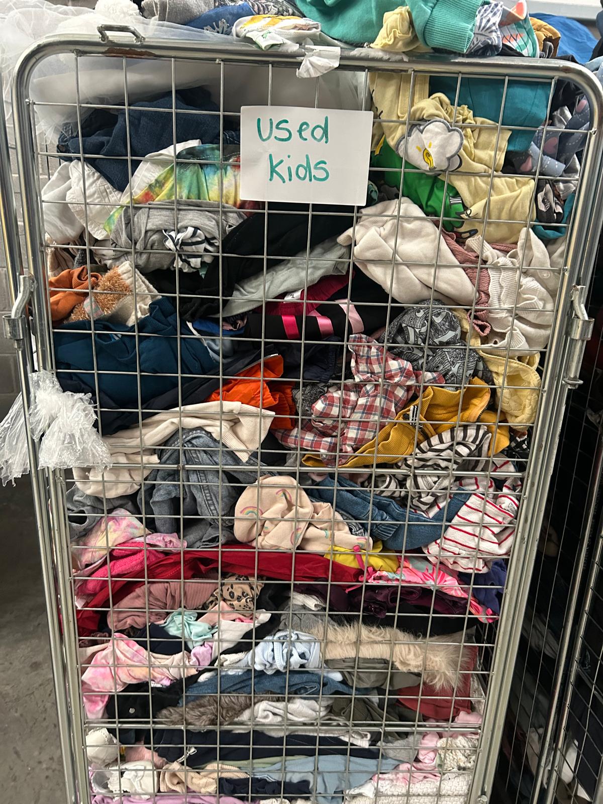 Ex Used Clothing Store Kids Clearance Wholesale Box 30-35 Items