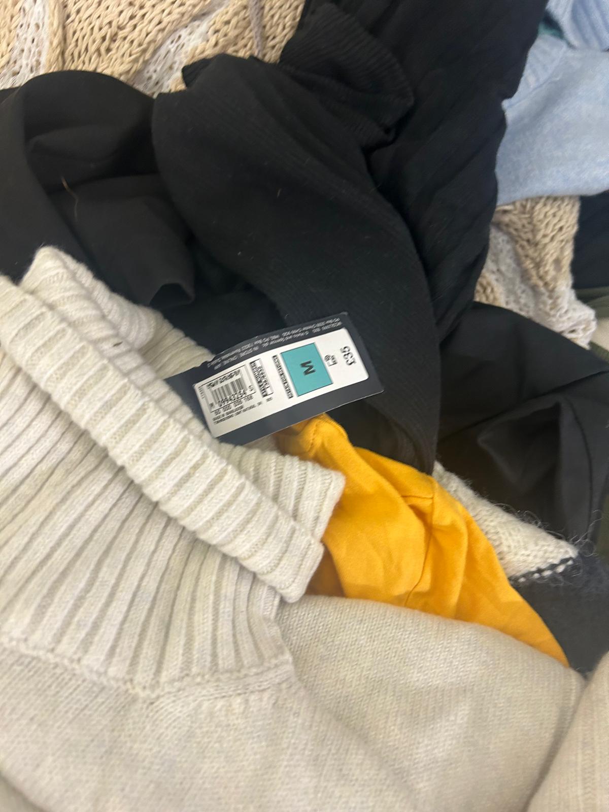 Mixed Clothing With Original Store Tags Cream 20 Pack