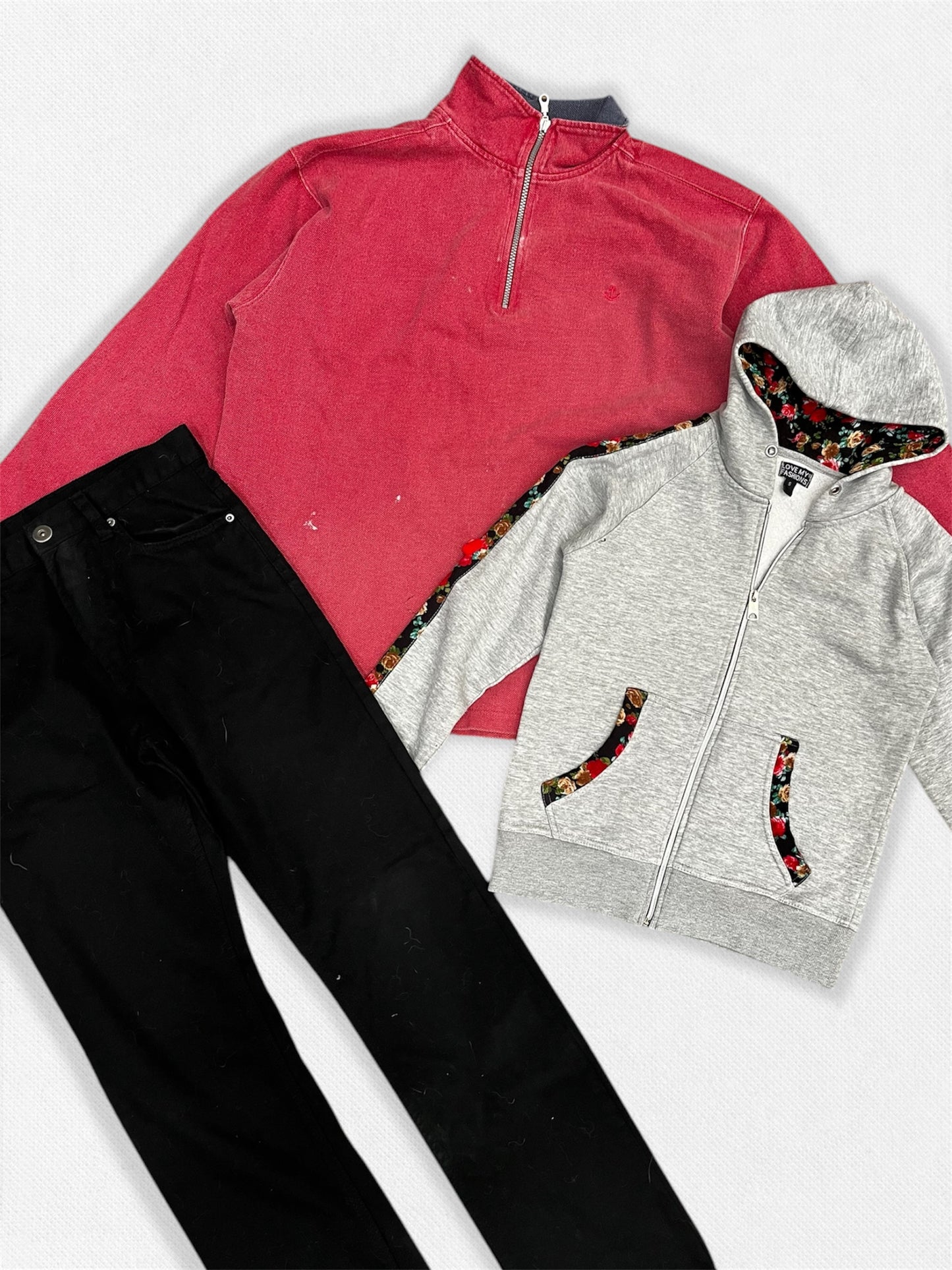 High Street & Value Brands Hoodie Sweatshirts, Corduroy & Denim