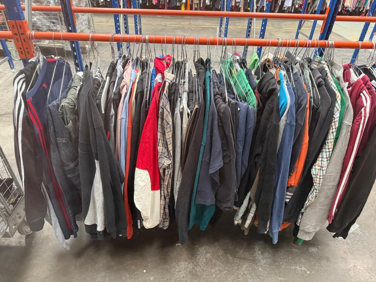 Recycling Centre Branded Mixed Clothing Tops/Sweats 10 Packs