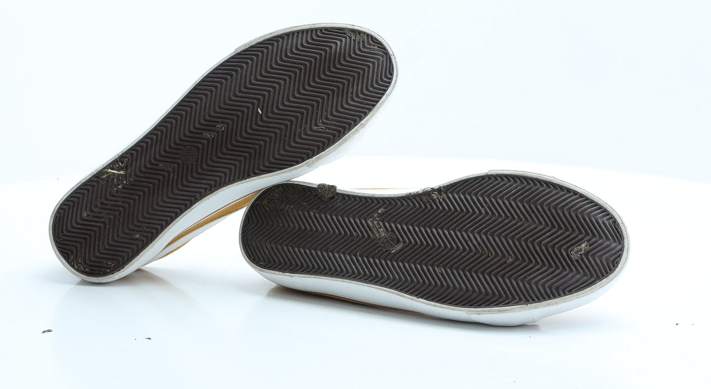 Primark Womens Yellow Trainer Flat 6 39