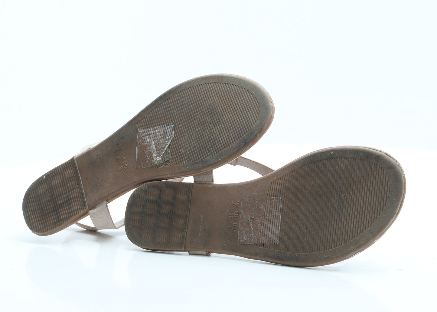 Primark Womens Beige Polyamide Slingback Sandal 6 39 8