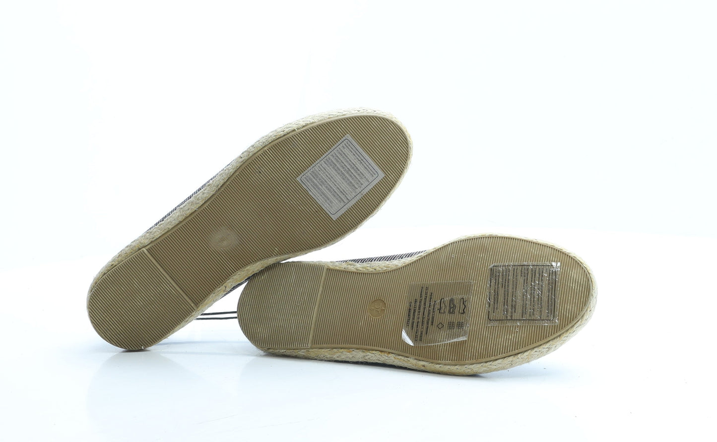 Atmosphere Womens Grey Polyester Ballet Flat UK 4 EUR 37