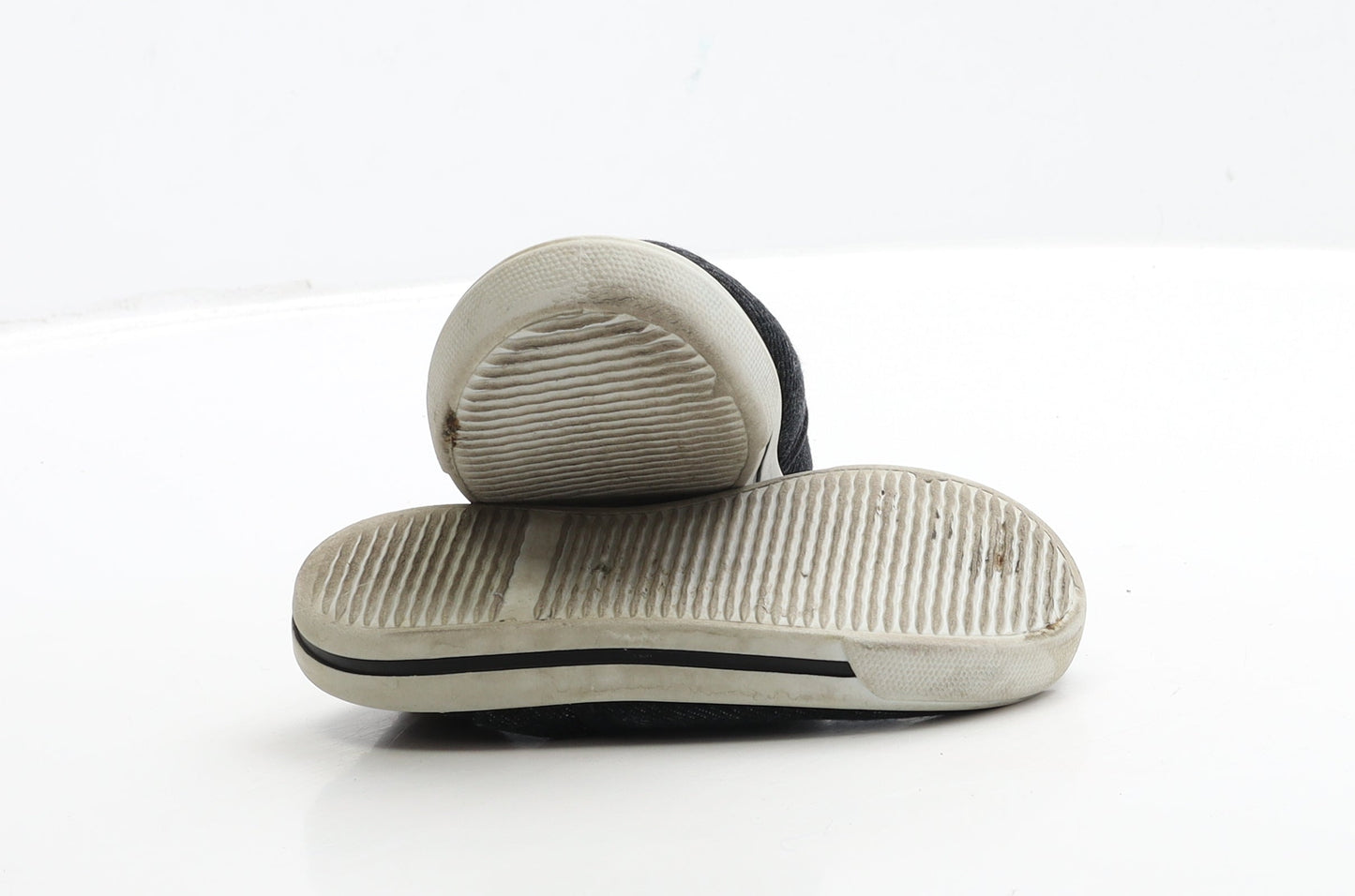 George Boys Blue Fabric Slip On Casual UK 7 24