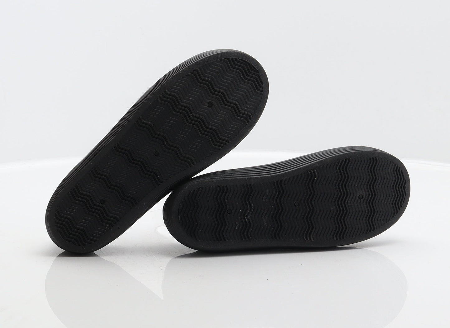 Marks and Spencer Boys Black Fabric Slip On Trainer UK 1 33