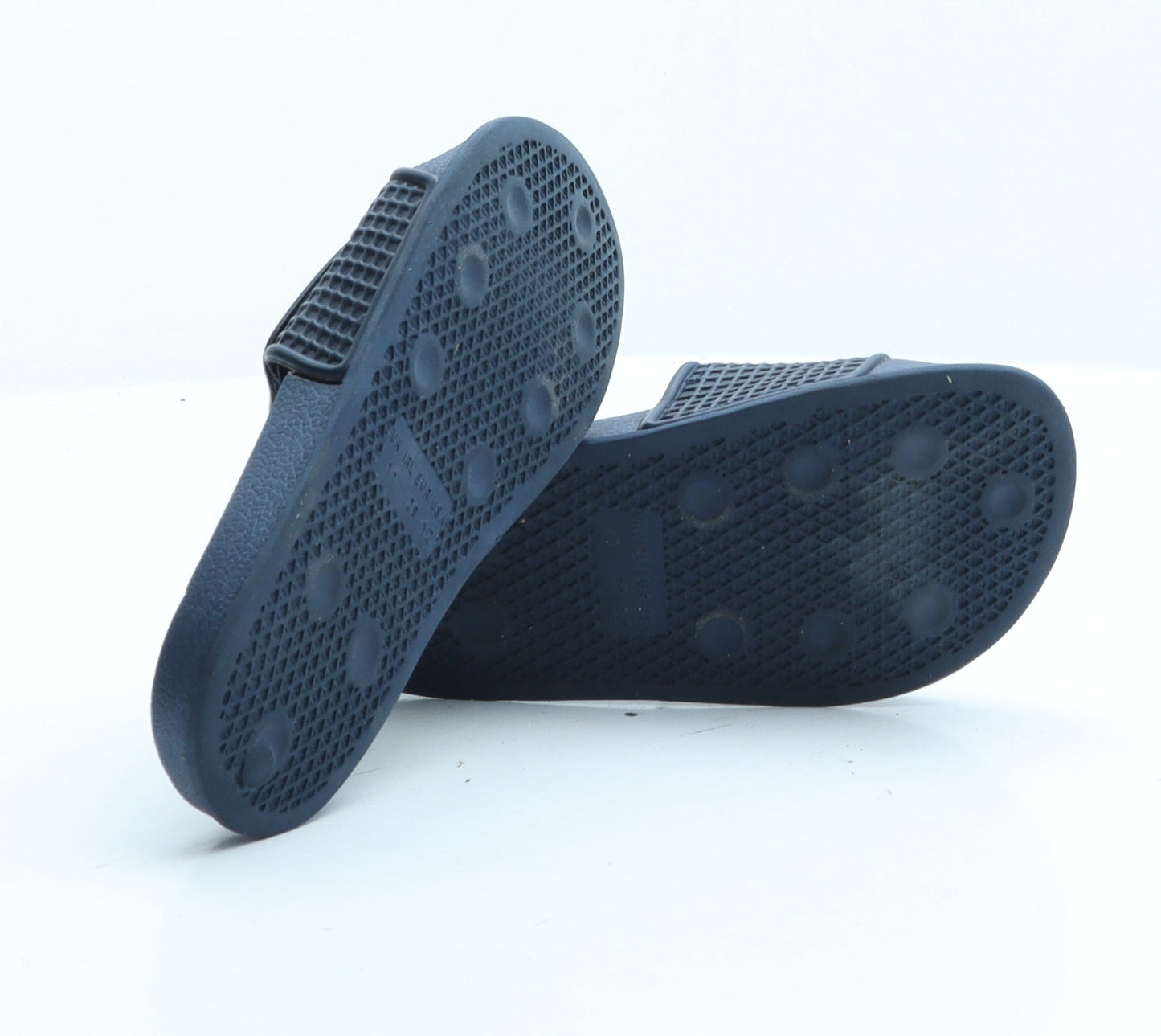 Primark Boys Blue Striped Rubber Slider Sandal UK 11
