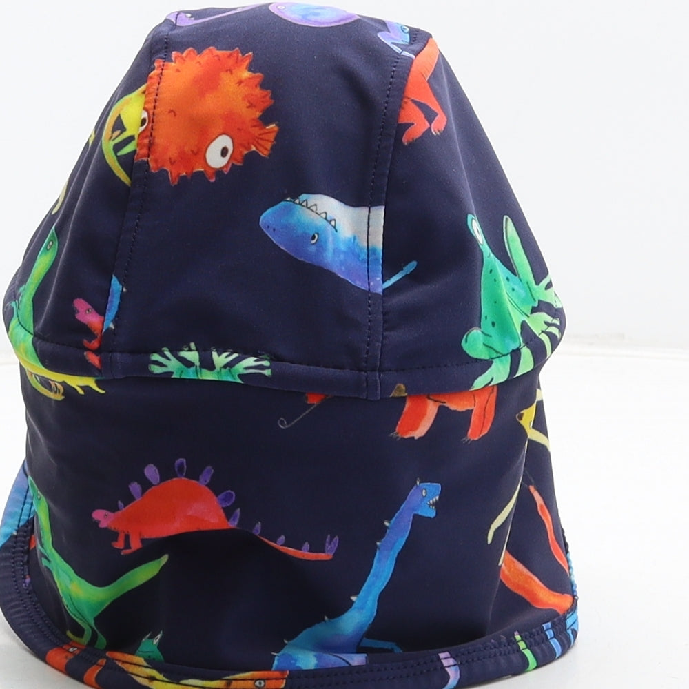 F&F Boys Blue Polyamide Boshi Size XS - Dinosaur pattern