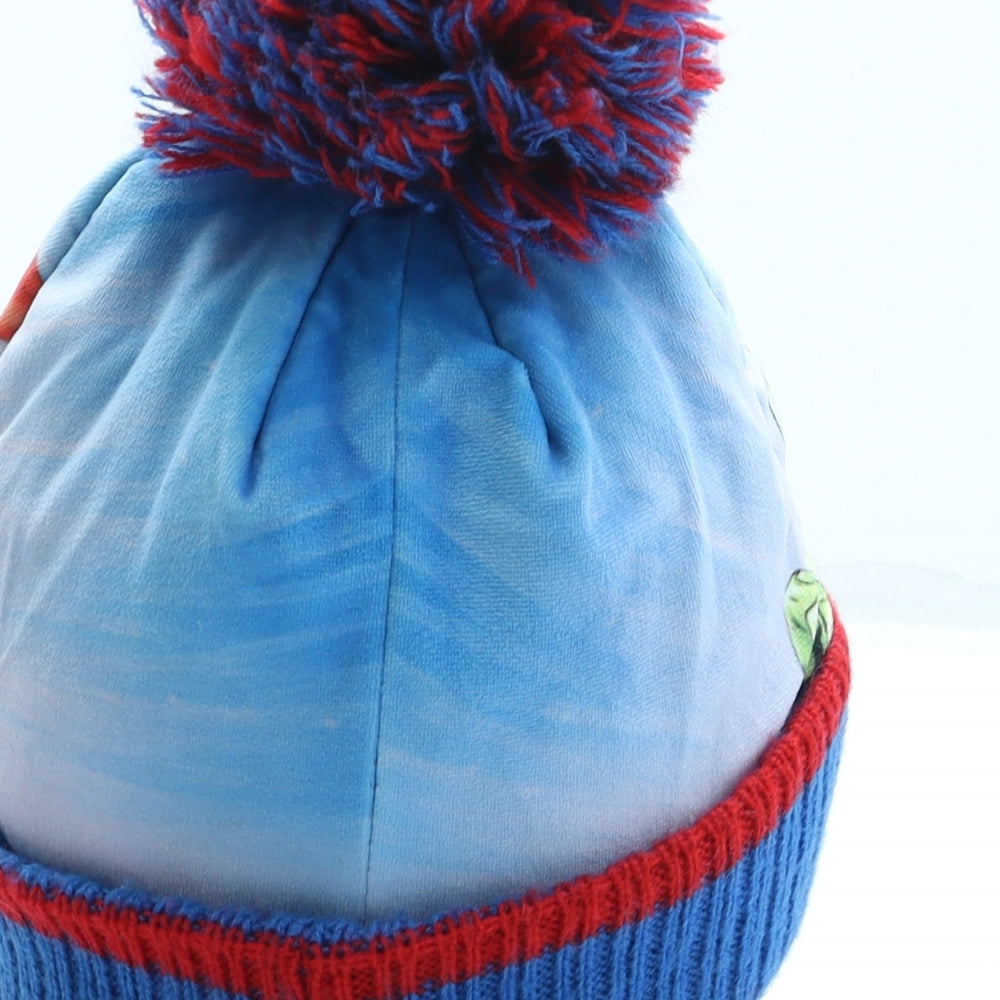 George Boys Blue Polyester Bobble Hat One Size - Avengers