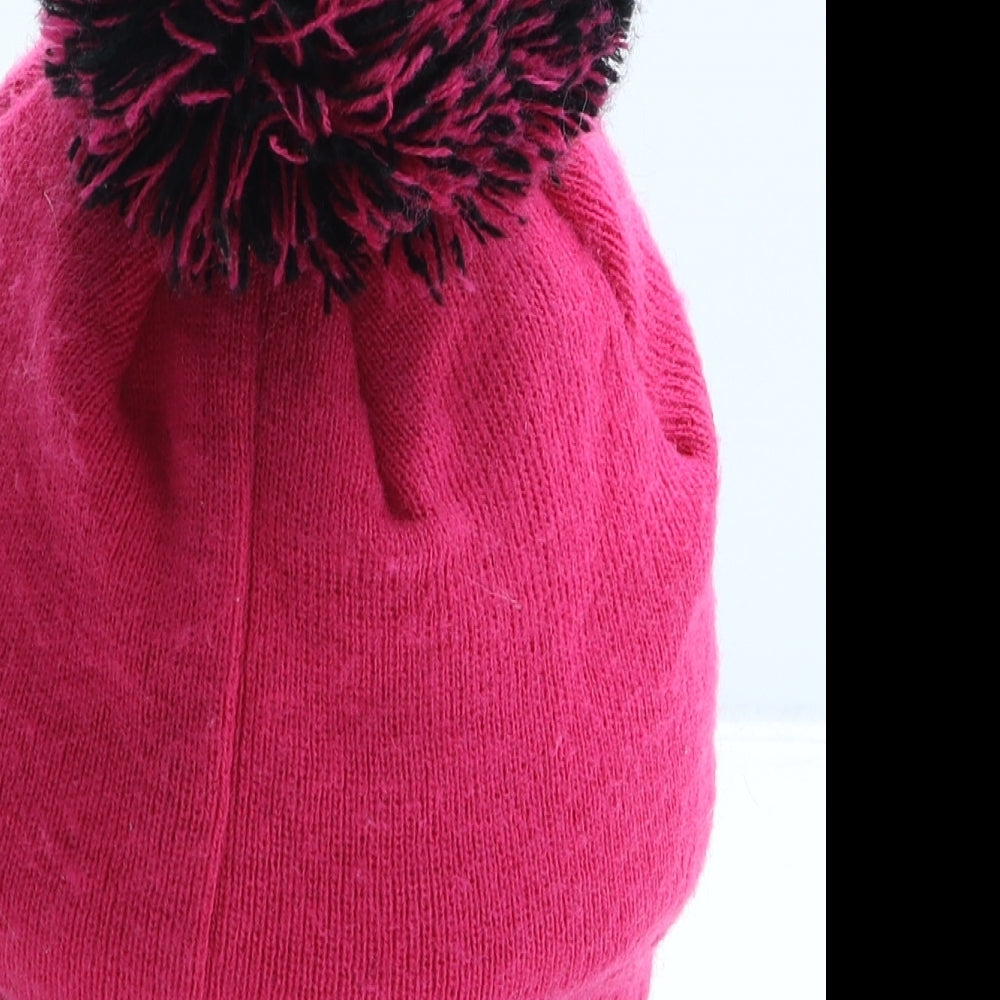 George Girls Pink Acrylic Bobble Hat One Size - My Little Pony