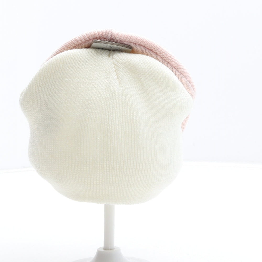 Primark Girls Multicoloured Acrylic Beanie Size S - Pack 2 Hats