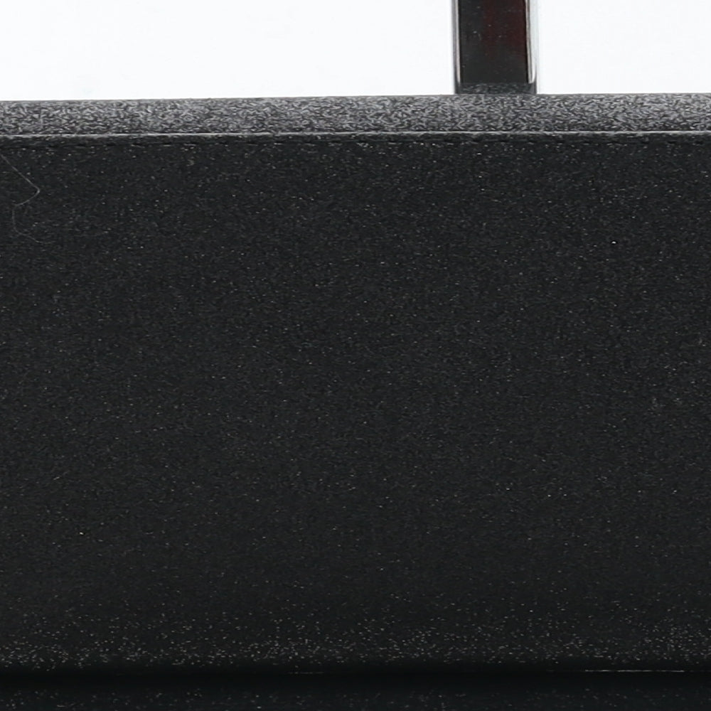 Preworn Womens Black Polyurethane Clutch Size Small