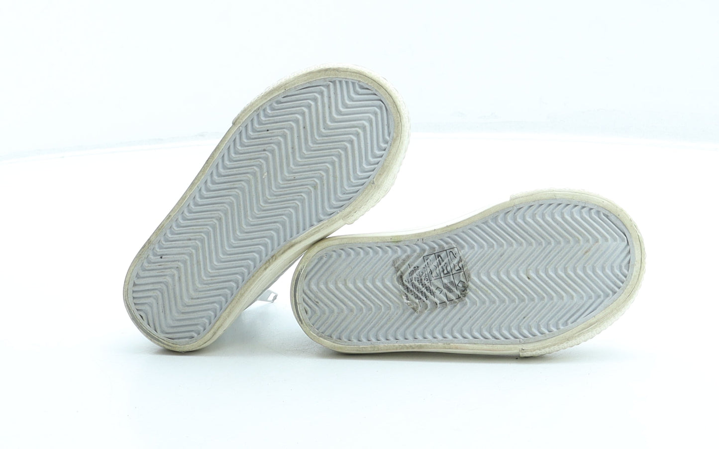 Primark Girls Silver Synthetic Flat Trainer UK 5