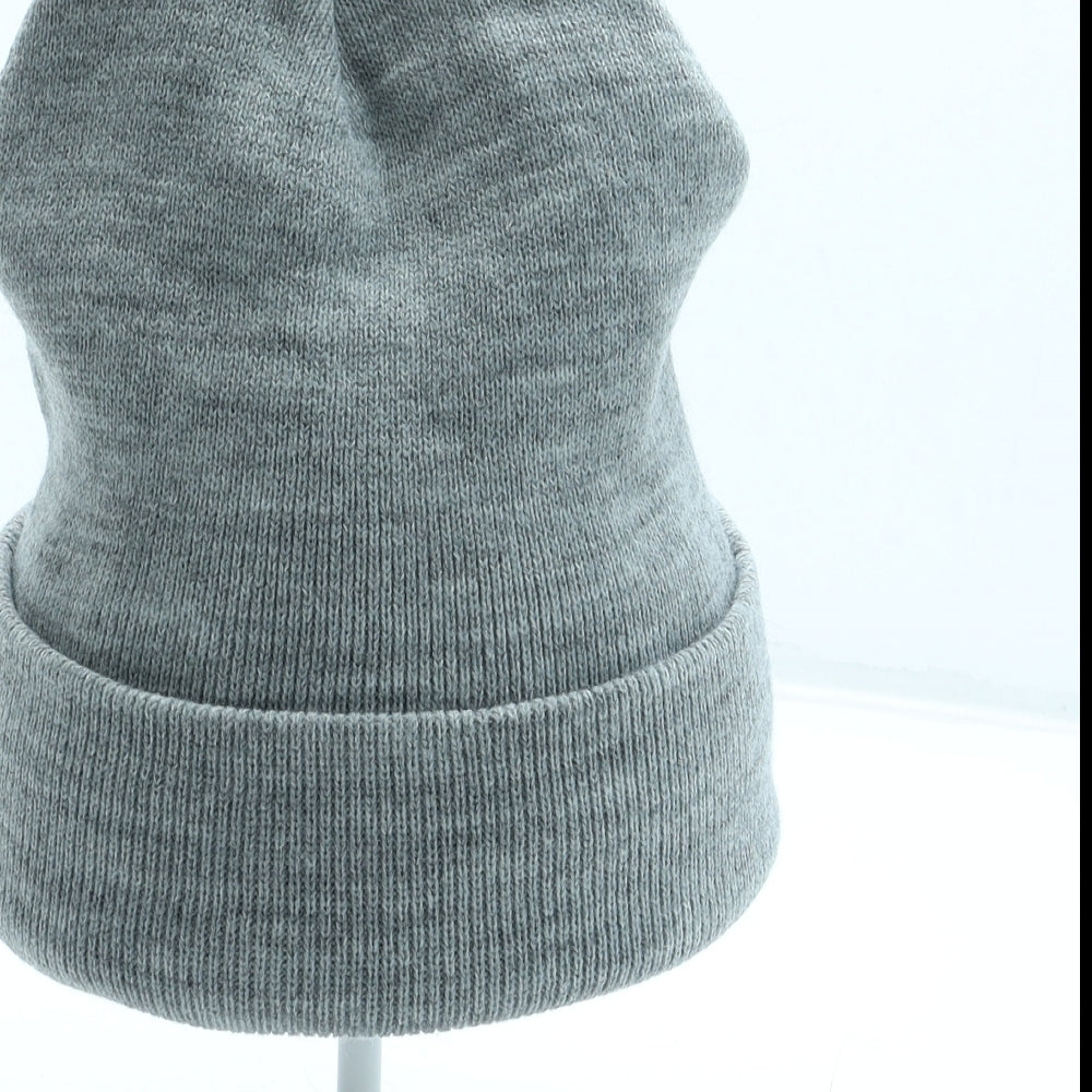 Atmosphere Womens Grey Acrylic Beanie One Size