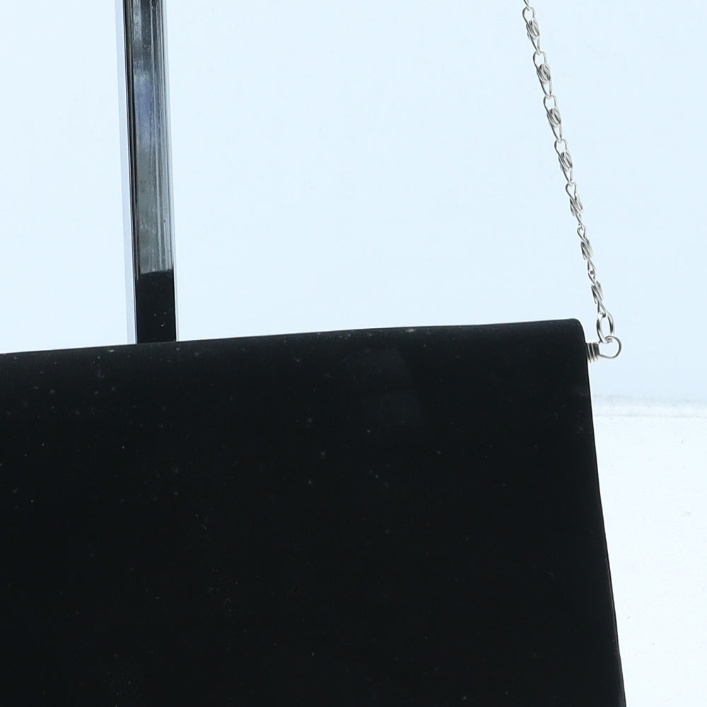 Preworn Womens Black Polyester Crossbody Size Small