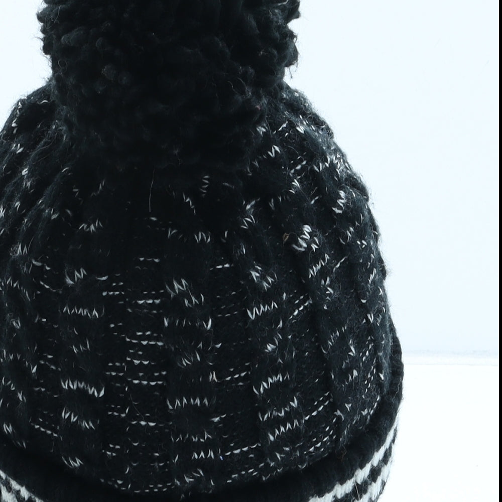 George Boys Black Acrylic Bobble Hat One Size - Star Wars Stormtrooper