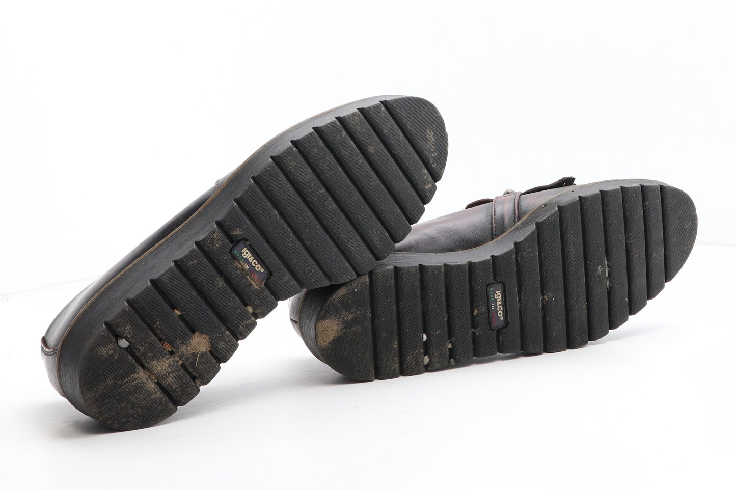 Preworn Womens Brown Rubber Slip On Casual UK
