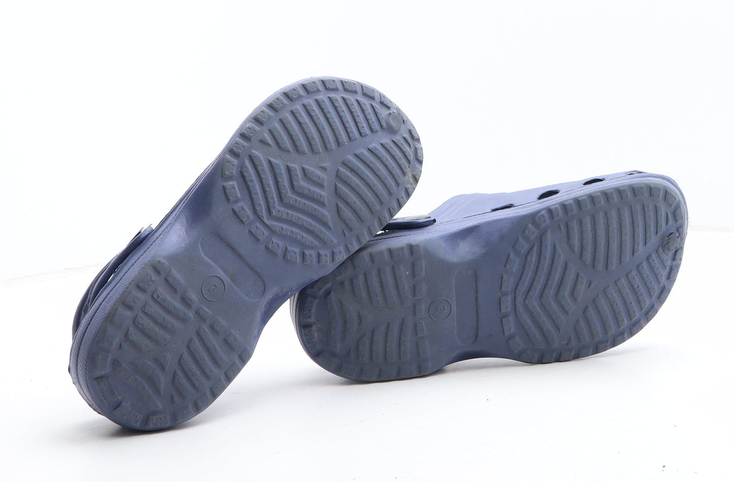 Preworn Boys Blue Synthetic Slip On Casual UK 3