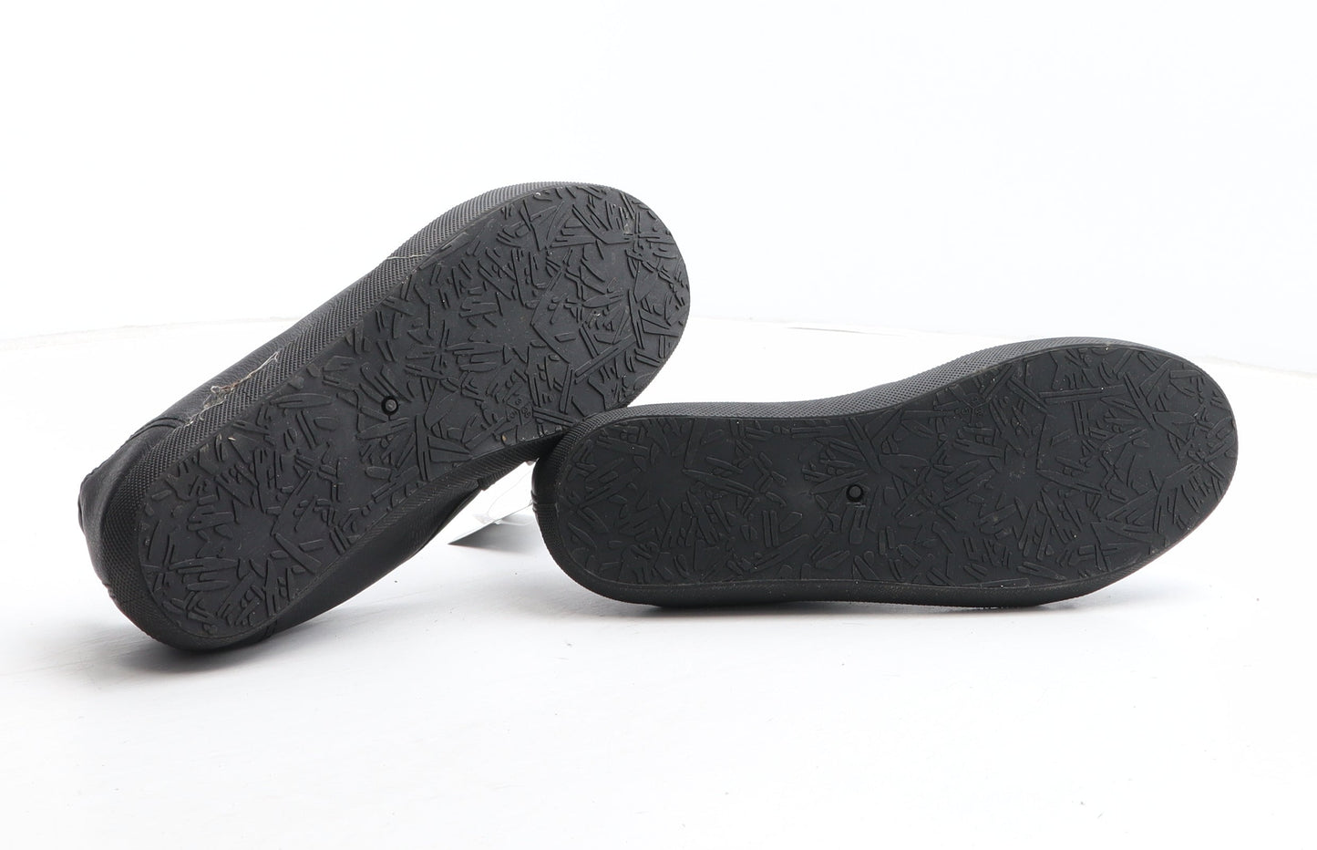 Primark Womens Black Synthetic Slip On Flat UK