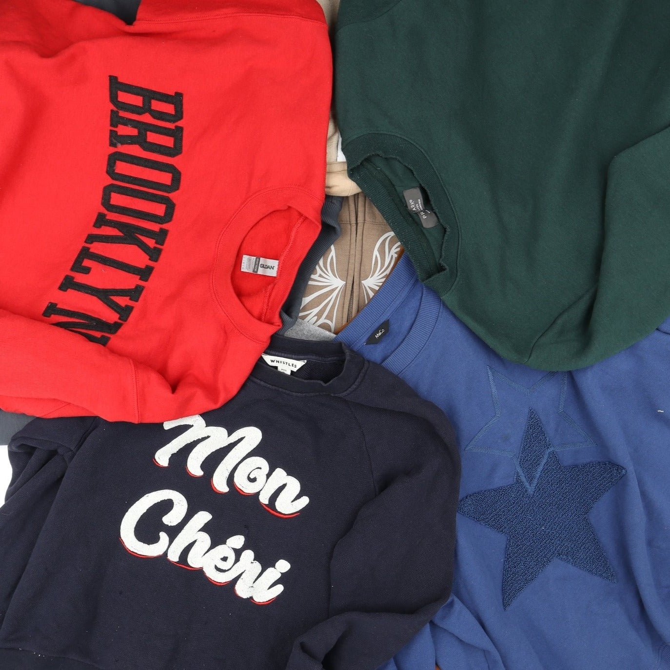 High Branded Mixed Sizes Mens Hoodies 10 Pack