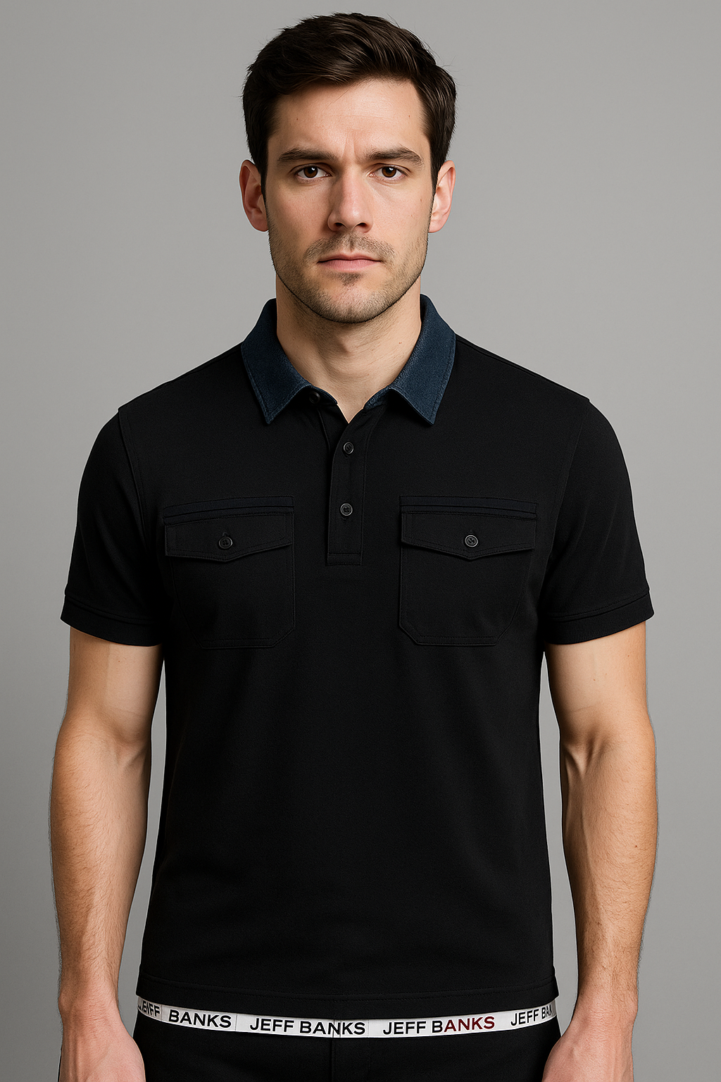 Jeff Banks Clothing Bundle - 5 Pack Preloved Mens Polos