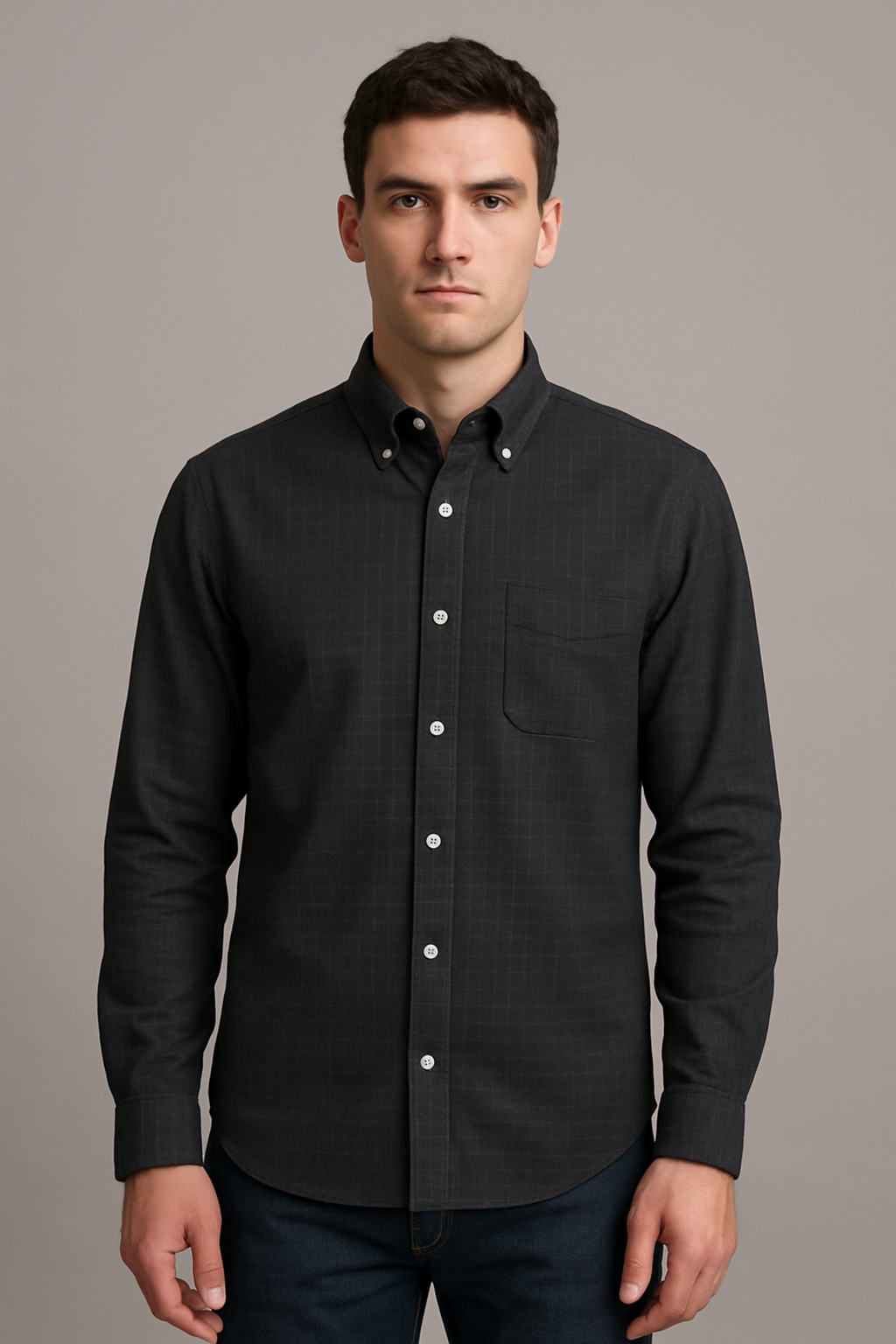 Maine New England Clothing Bundle - 5 Pack Preloved Mens Casual Shirts
