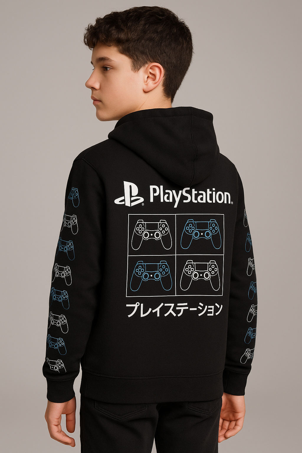 PlayStation Clothing Bundle - 5 Pack Preloved Boys Hoodies & Sweats