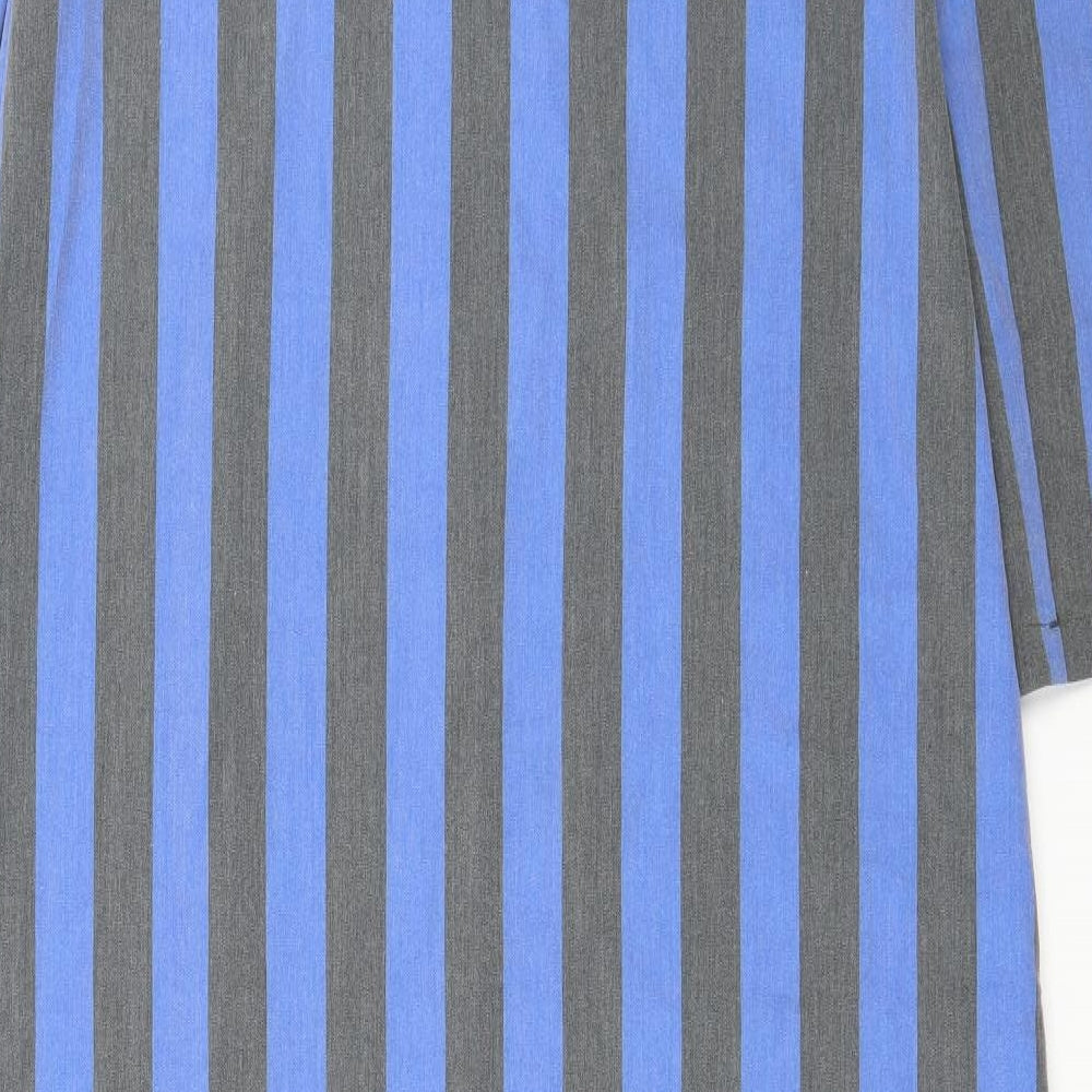 Moda Womens Blue Striped Maxi Size 14