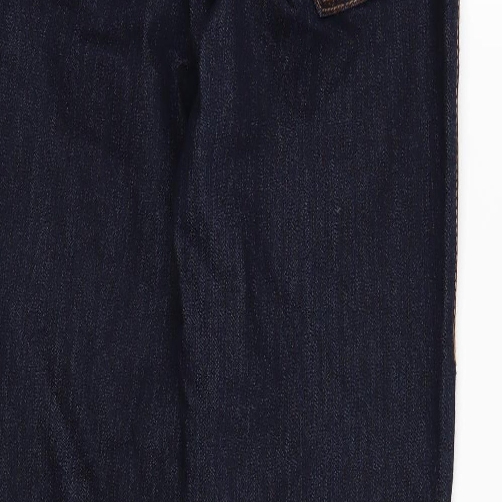 2 bwu Womens Beige Denim Straight Jeans Size 28 L30 in