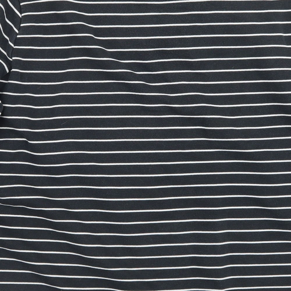 Cotton Traders Womens Blue Striped Pullover Jumper Size L
