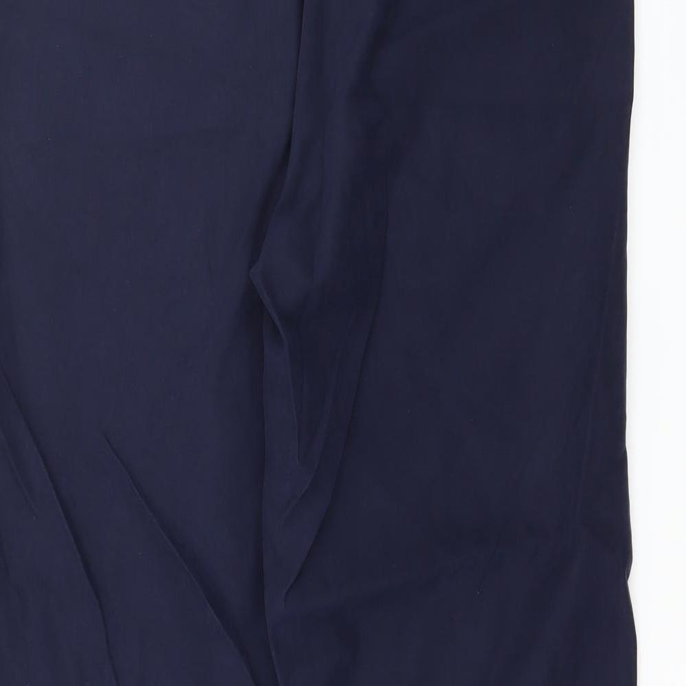 Preworn Womens Blue Trousers Size 12 L26 in