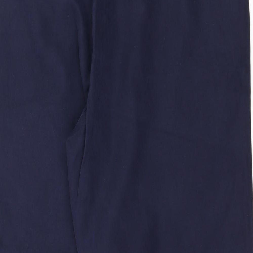 Preworn Womens Blue Trousers Size 12 L26 in