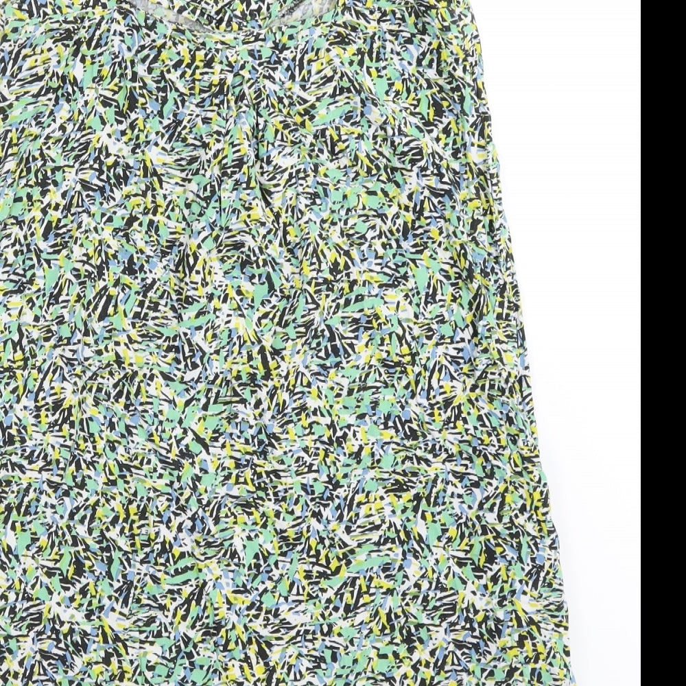 Warehouse Womens Multicoloured Basic T-Shirt Size 10