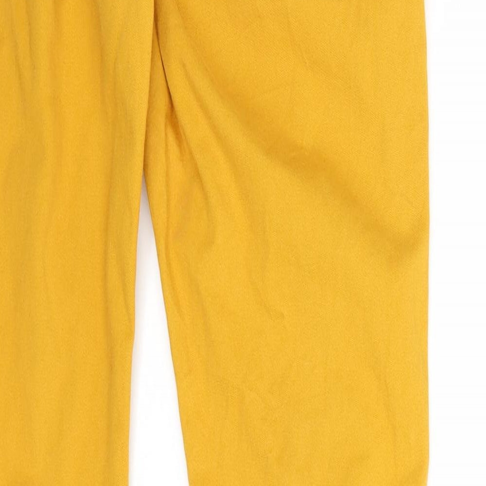 GU Womens Yellow Denim Skinny Jeans Size 32 L29 in