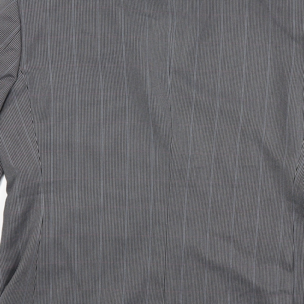 charles Gray Mens Blue Herringbone Jacket Suit Jacket Size 42