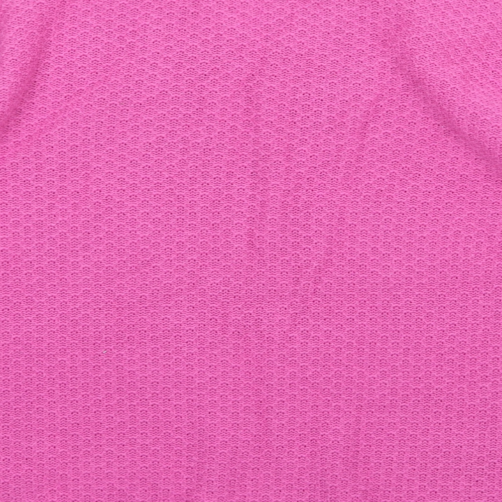 EWM Womens Pink Knit Pullover Jumper Size L