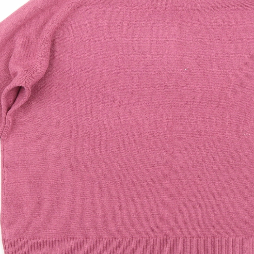 Sarah Hamilton Womens Pink Pullover Jumper Size M