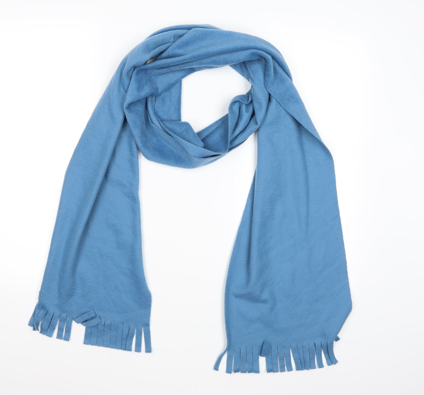 First Avenue Womens Blue Fleece Scarf