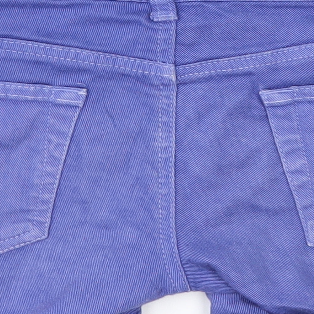 Preworn Womens Blue Denim Cut-Off Shorts Size S