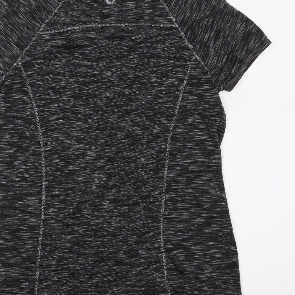 pure + simple Womens Grey Basic T-Shirt Size S