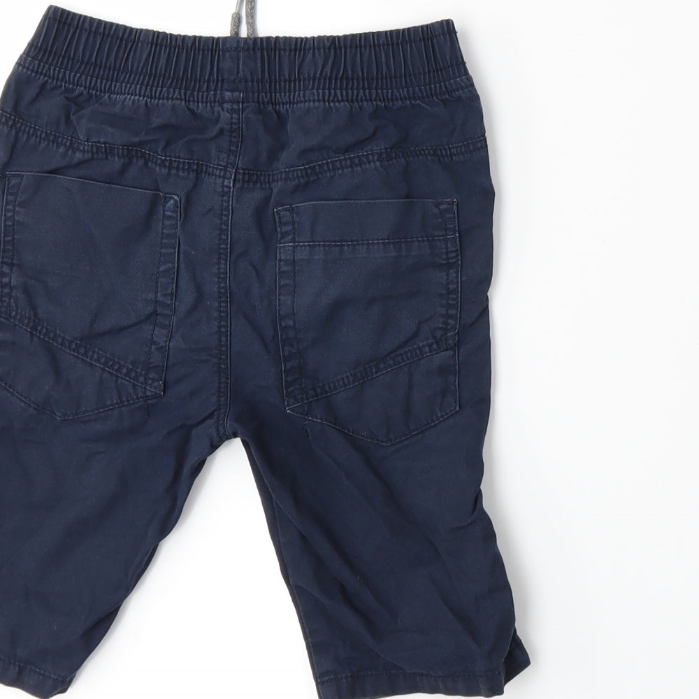 TU Boys Black Chino Shorts Size 6 Years
