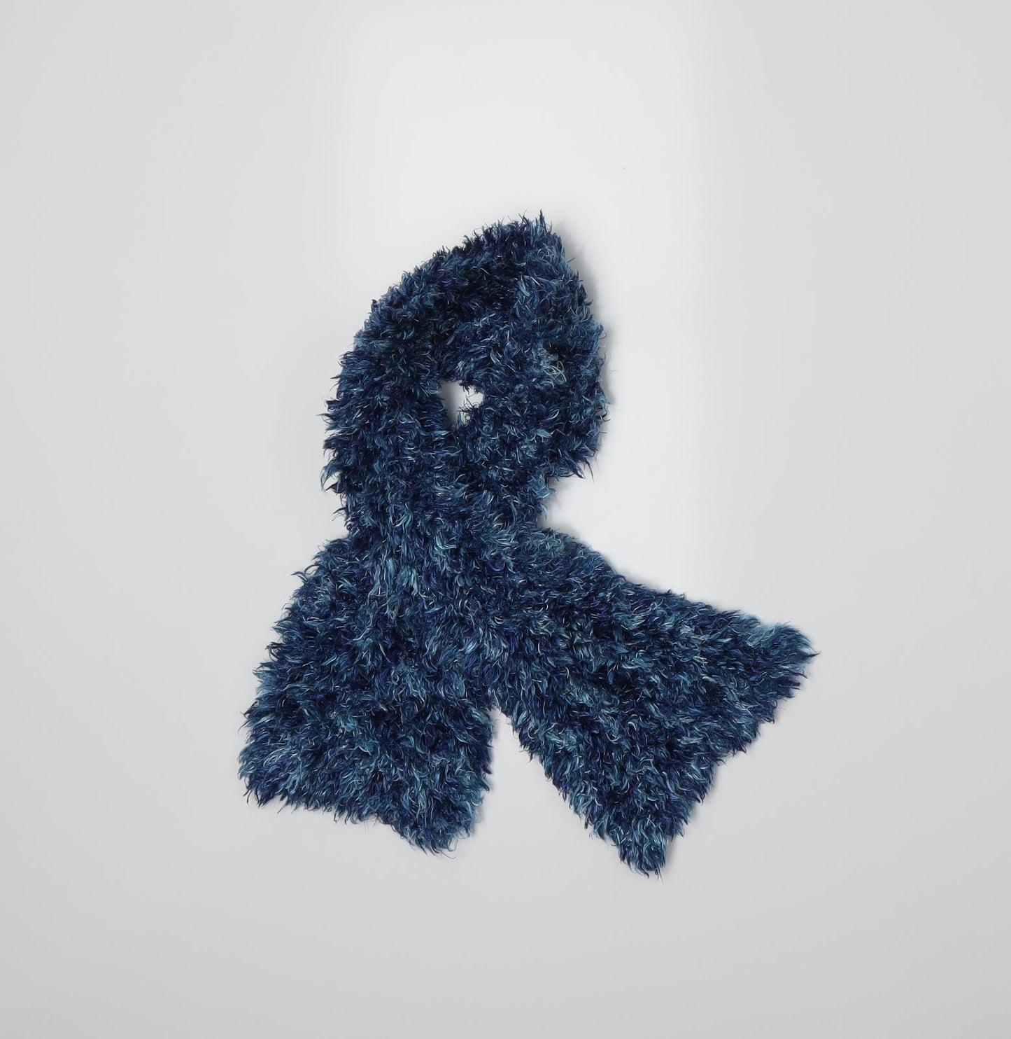 Preworn Womens Blue Scarf