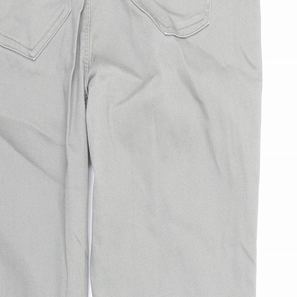 Denim Co Womens Grey Denim Jegging Trousers Size 14 L28 in