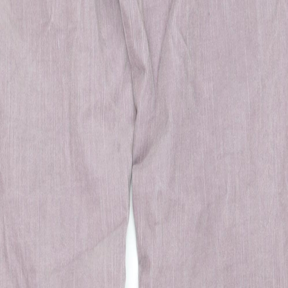 BZR Womens Pink Corduroy Skinny Jeans Size 28 L32 in