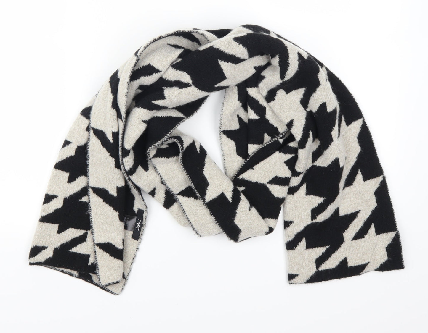 NEXT Womens Grey Herringbone Scarf