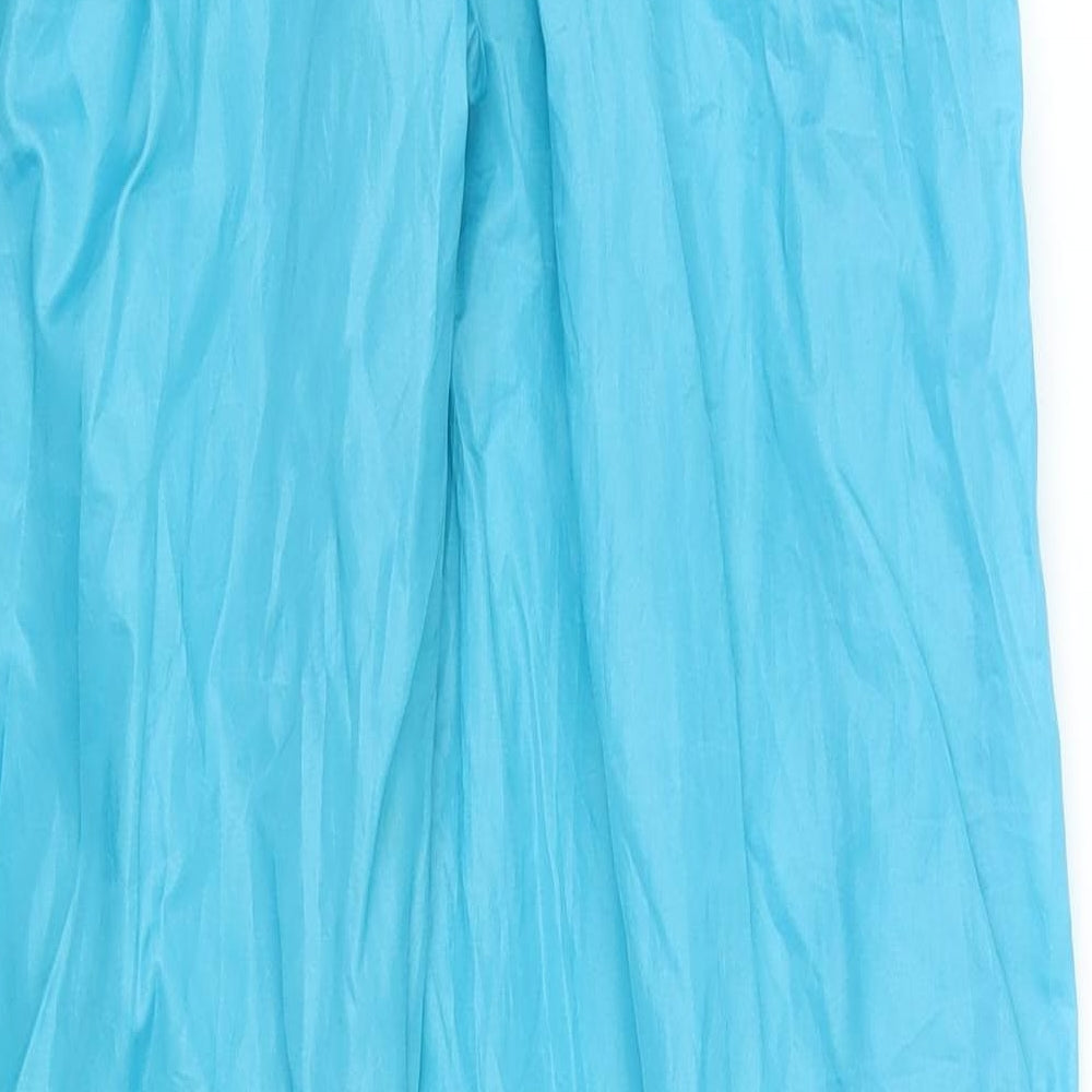Foxxeo Womens Blue Rain Trousers Trousers Size L L32 in