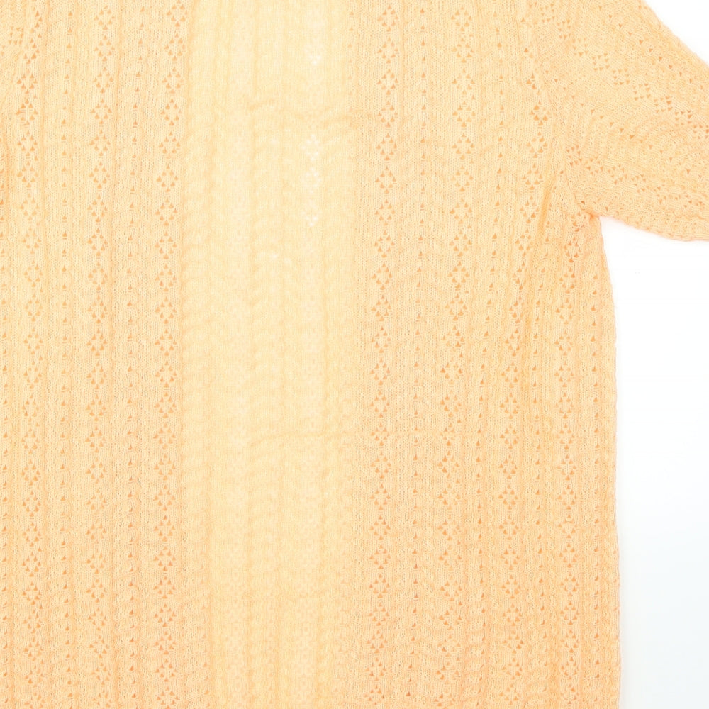 Variations Womens Orange Cardigan Jumper Size 12