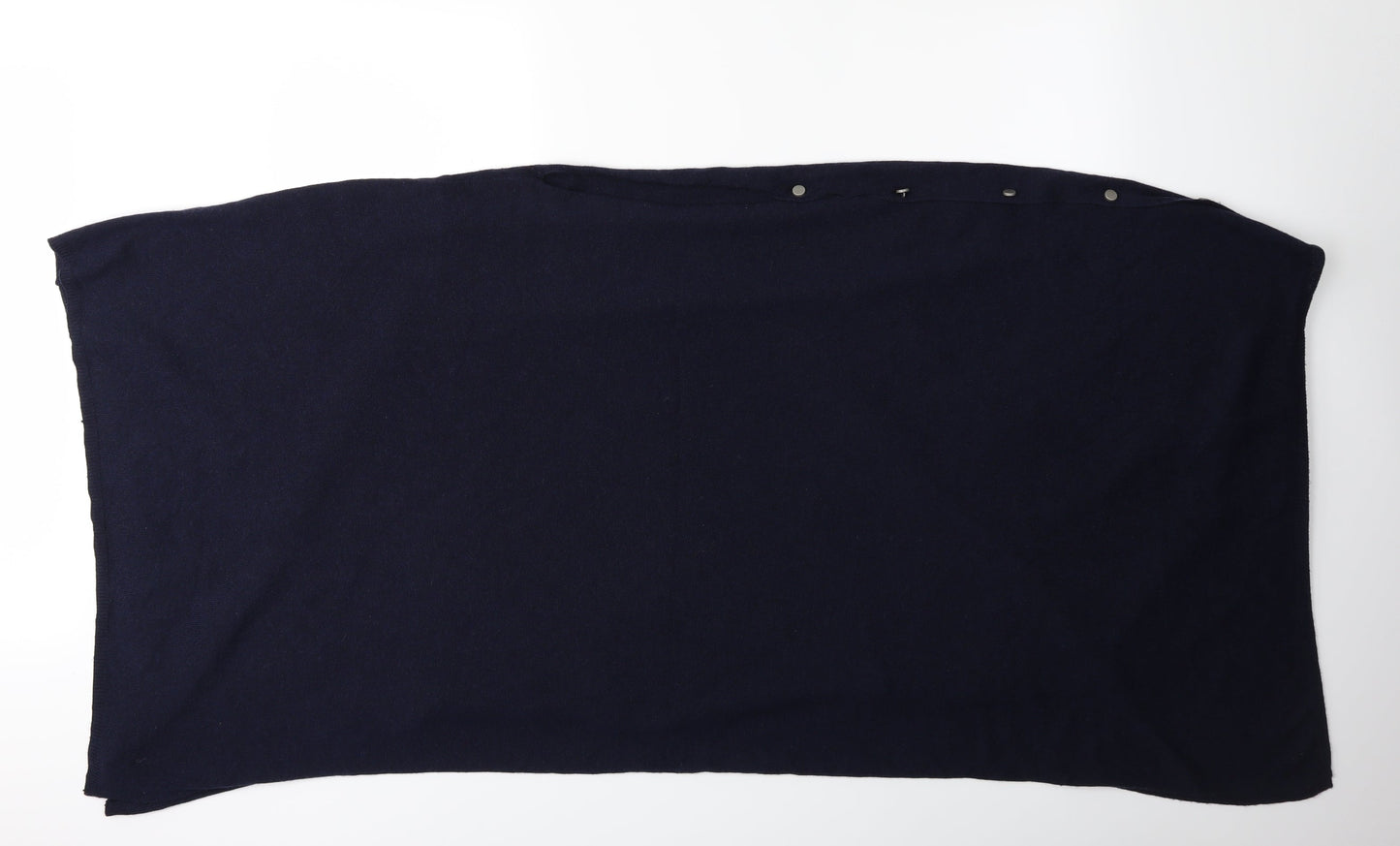 Preworn Womens Blue Knit Shawl/Wrap