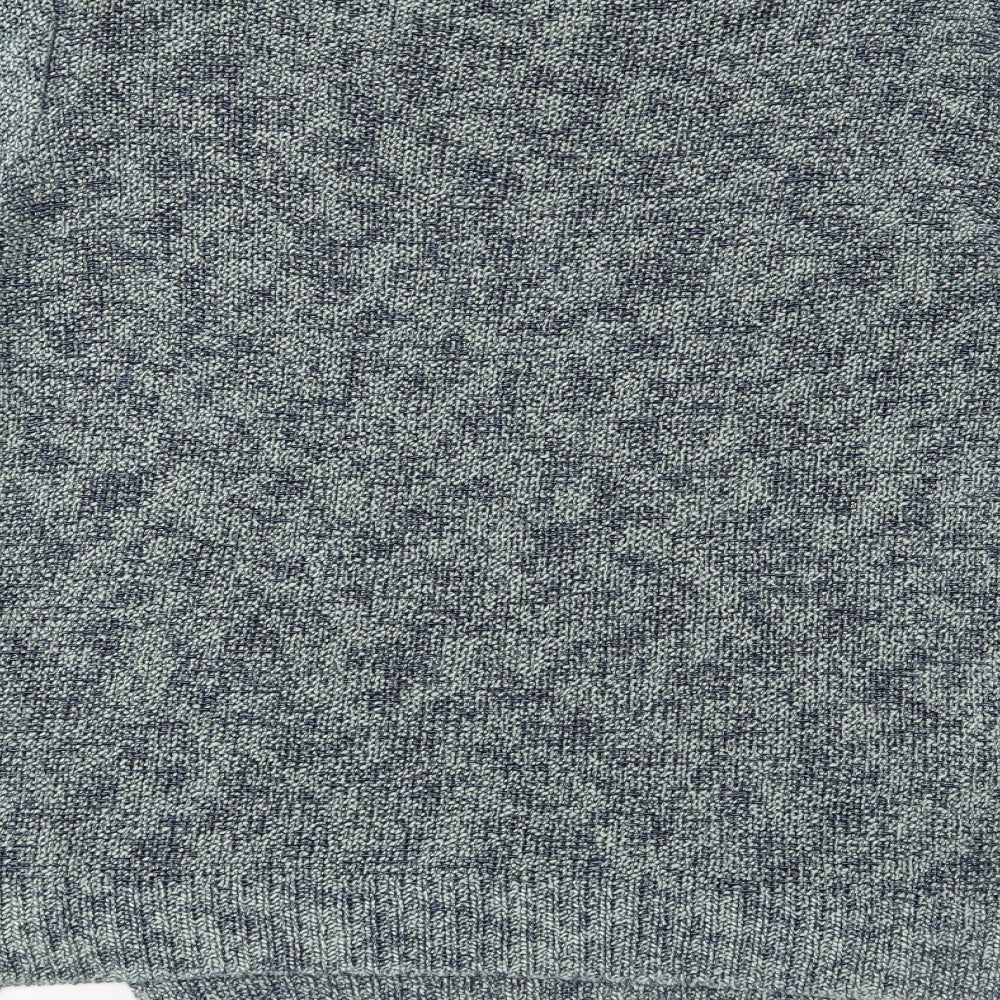Per Una Womens Blue Knit Pullover Jumper Size 12