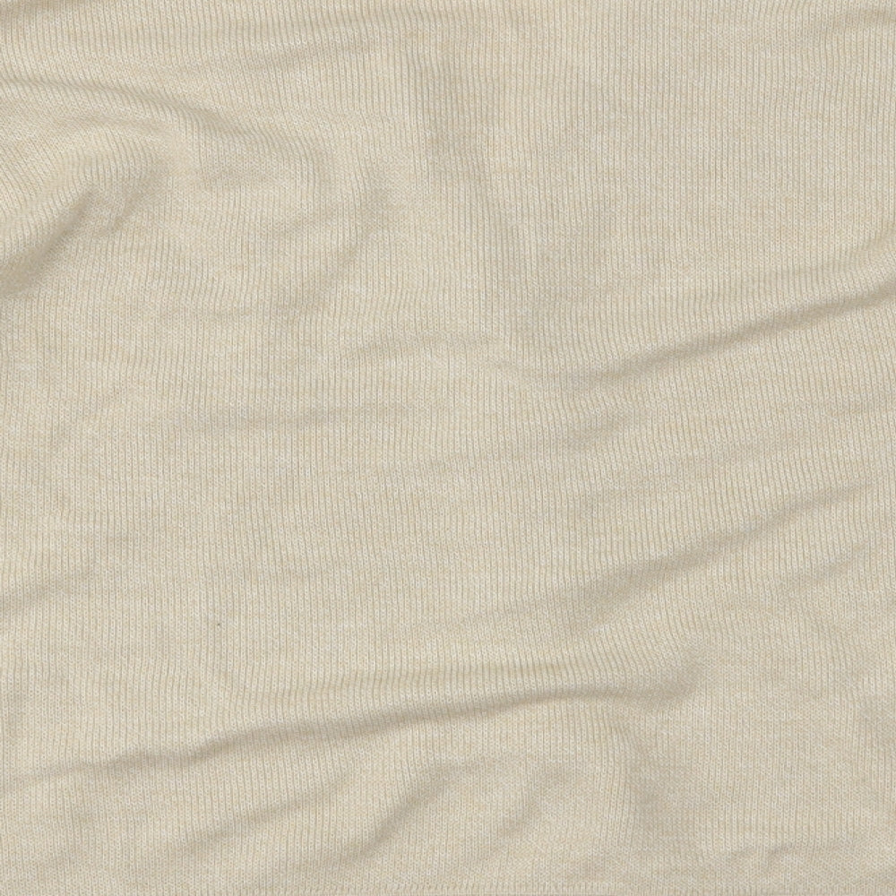 Care Womens Beige Knit Cardigan Jumper Size M
