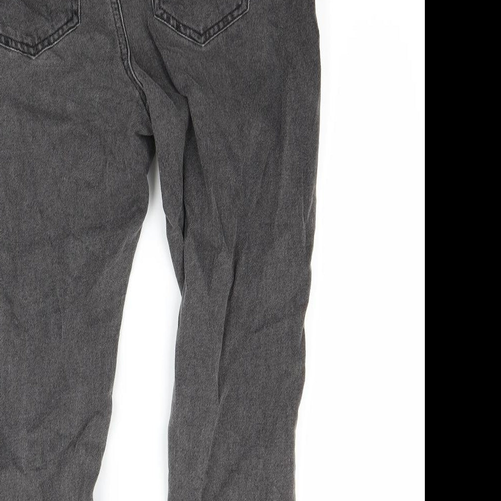 Noisy may Womens Black Denim Tapered Jeans Size 10 L28 in